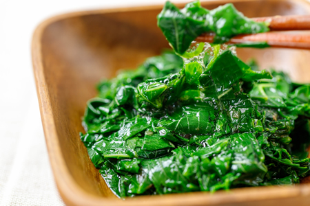 モロヘイヤのぬるぬるスープ